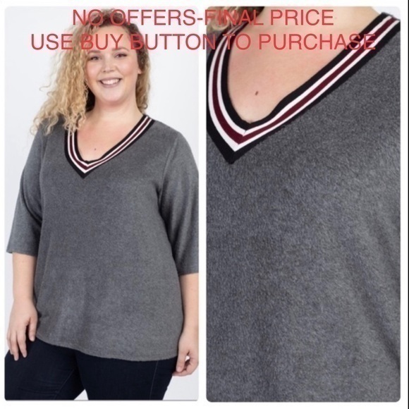 Casual Top - Plus Size - Picture 1 of 7
